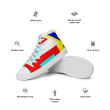 Load image into Gallery viewer, Women’s high top canvas shoes - SQA10-S1