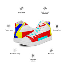 Load image into Gallery viewer, Women’s high top canvas shoes - SQA10-S1