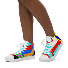 Load image into Gallery viewer, Women’s high top canvas shoes - SQA14-S1