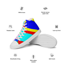 Load image into Gallery viewer, Women’s high top canvas shoes - SQA16-S1