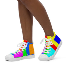 Load image into Gallery viewer, Women’s high top canvas shoes - SQA1-S1