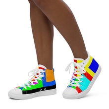 Load image into Gallery viewer, Women’s high top canvas shoes - SQA1-V1