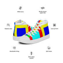 Load image into Gallery viewer, Women’s high top canvas shoes - SQA1-V1