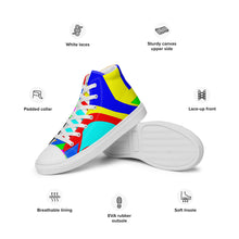 Load image into Gallery viewer, Women’s high top canvas shoes - SQA4-V1