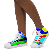 Load image into Gallery viewer, Women’s high top canvas shoes - SQA4-V1