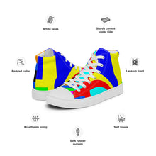 Load image into Gallery viewer, Women’s high top canvas shoes - SQA3-V1