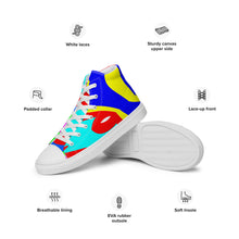 Load image into Gallery viewer, Women’s high top canvas shoes - SQA12-V1