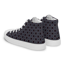 Load image into Gallery viewer, Women’s high top canvas shoes - CHOCOLATE BLUEBERRIES