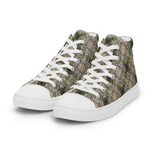 Load image into Gallery viewer, Women’s high top canvas shoes - KHAKI PLUSH