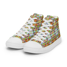 Load image into Gallery viewer, Women’s high top canvas shoes - CITY LIGHTS