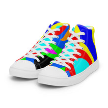 Load image into Gallery viewer, Women’s high top canvas shoes - SQA3-S1