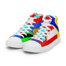 Load image into Gallery viewer, Women’s high top canvas shoes - SQA10-V1