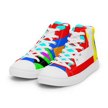 Load image into Gallery viewer, Women’s high top canvas shoes - SQA11-V1