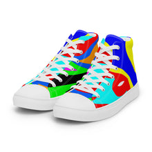 Load image into Gallery viewer, Women’s high top canvas shoes - SQA12-V1