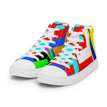 Load image into Gallery viewer, Women’s high top canvas shoes - SQA14-V1