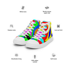Load image into Gallery viewer, Women’s high top canvas shoes - SQA15-V1