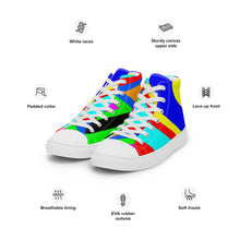 Load image into Gallery viewer, Women’s high top canvas shoes - SQA16V1
