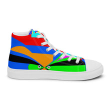 Load image into Gallery viewer, Women’s high top canvas shoes - SQA10-V1