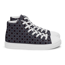 Load image into Gallery viewer, Women’s high top canvas shoes - CHOCOLATE BLUEBERRIES