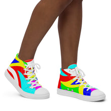 Load image into Gallery viewer, Women’s high top canvas shoes - SQA15