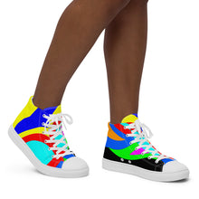Load image into Gallery viewer, Women’s high top canvas shoes - SQA3-S1