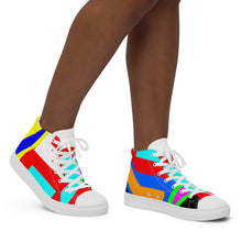 Load image into Gallery viewer, Women’s high top canvas shoes - SQA14-S1