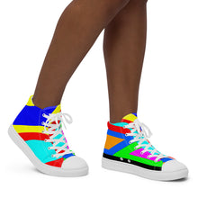 Load image into Gallery viewer, Women’s high top canvas shoes - SQA16-S1