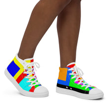 Load image into Gallery viewer, Women’s high top canvas shoes - SQA1-V1