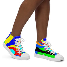 Load image into Gallery viewer, Women’s high top canvas shoes - SQA3-V1