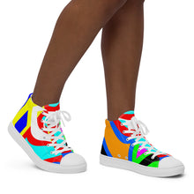 Load image into Gallery viewer, Women’s high top canvas shoes - SQA5-V1