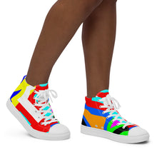 Load image into Gallery viewer, Women’s high top canvas shoes - SQA11-V1