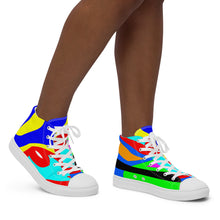 Load image into Gallery viewer, Women’s high top canvas shoes - SQA12-V1