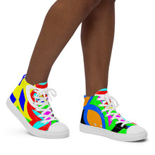Load image into Gallery viewer, Women’s high top canvas shoes - SQA15-V1
