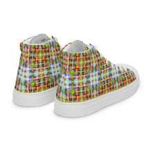 Load image into Gallery viewer, Women’s high top canvas shoes - CITY LIGHTS