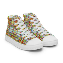 Load image into Gallery viewer, Women’s high top canvas shoes - CITY LIGHTS