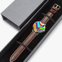 Load image into Gallery viewer, Ultra-Thin Leather Strap Quartz Watch (Silver With Indicators) - A5 WIND
