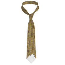 Load image into Gallery viewer, Silk Tie - NXTOUS Blue &amp; Gold
