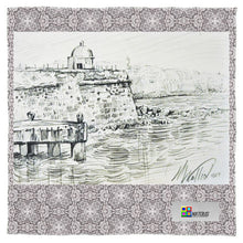 Load image into Gallery viewer, Silk Scarf Wrap - Old Fort Pier
