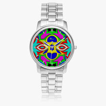 Load image into Gallery viewer, Folding Clasp Type Stainless Steel Quartz Watch (With Indicators) - A14.4 FLAME
