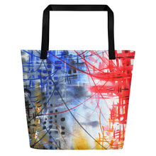 Load image into Gallery viewer, TOTE &amp; BEACH BAG - CITY BONES WIDE
