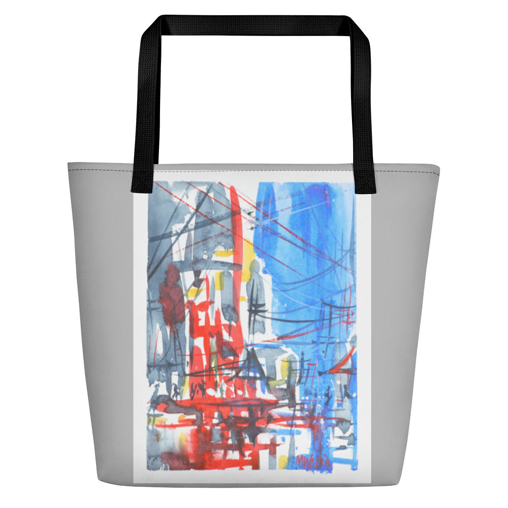 TOTE & BEACH BAG - OLD CITY RAIN