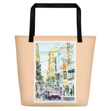 Load image into Gallery viewer, TOTE &amp; BEACH BAG - CITY STREETS
