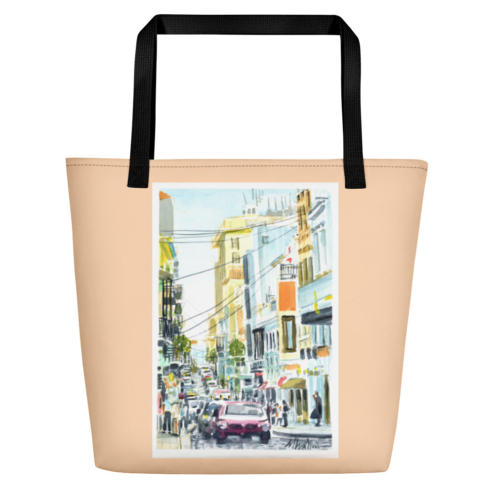 TOTE & BEACH BAG - CITY STREETS