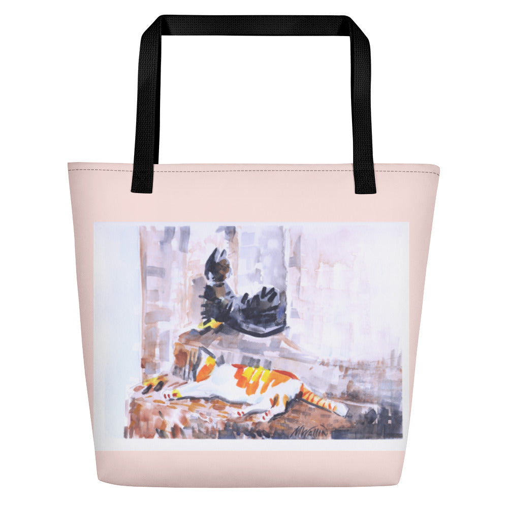 TOTE & BEACH BAG - CATS NAP