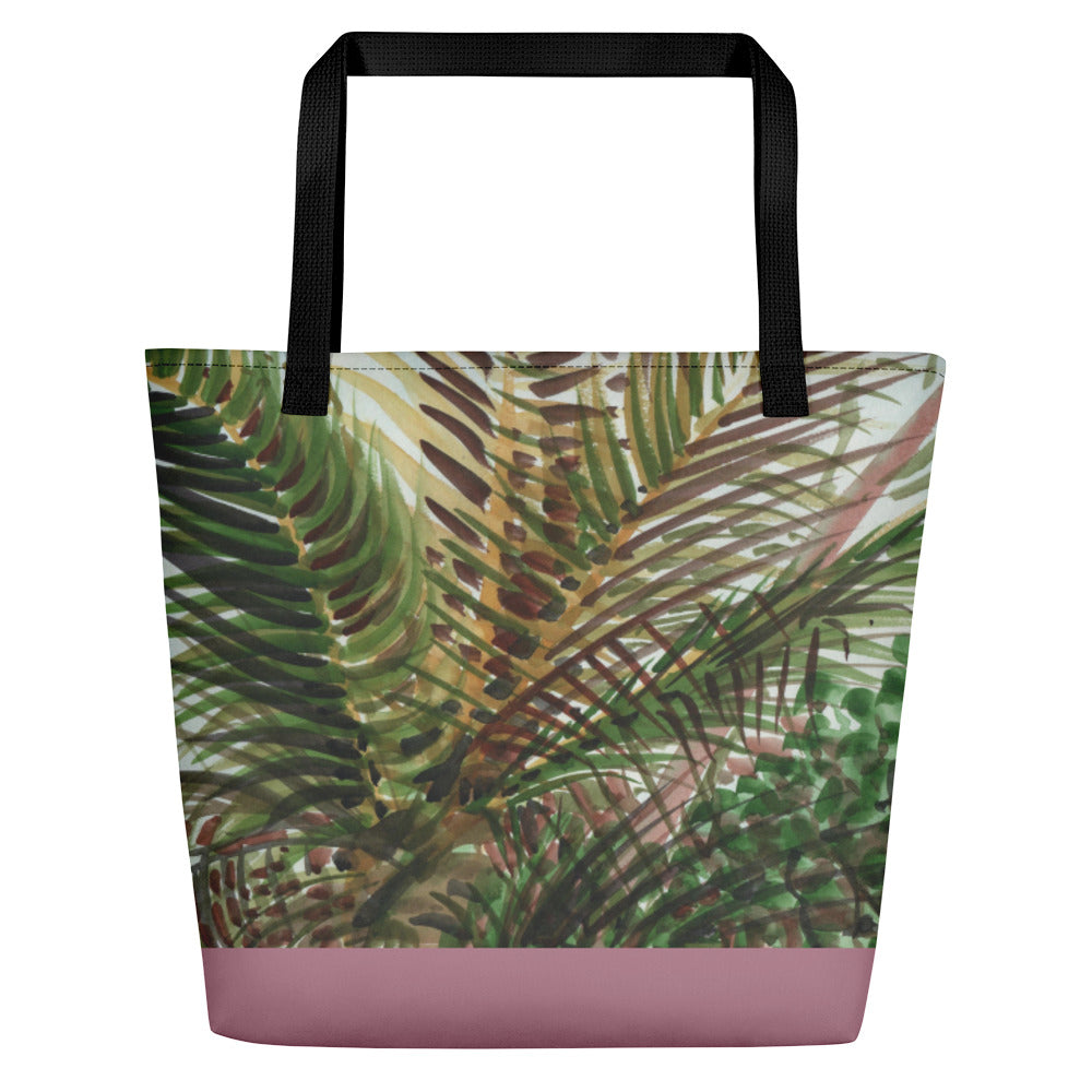 TOTE & BEACH BAG - PALM FRAWN