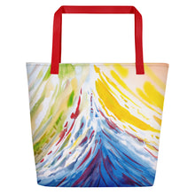 Load image into Gallery viewer, TOTE &amp; BEACH BAG - MOUNTAIN WAVE V2

