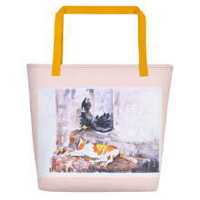 Load image into Gallery viewer, TOTE &amp; BEACH BAG - CATS NAP
