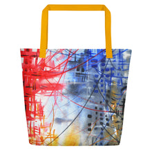 Load image into Gallery viewer, TOTE &amp; BEACH BAG - CITY BONES WIDE
