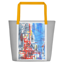 Load image into Gallery viewer, TOTE &amp; BEACH BAG - OLD CITY RAIN
