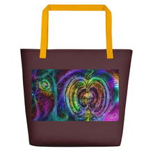 Load image into Gallery viewer, TOTE BAG - APPLE PURPLE
